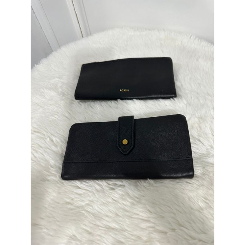 FOSSIL LAINIE CLUTCH BLACK