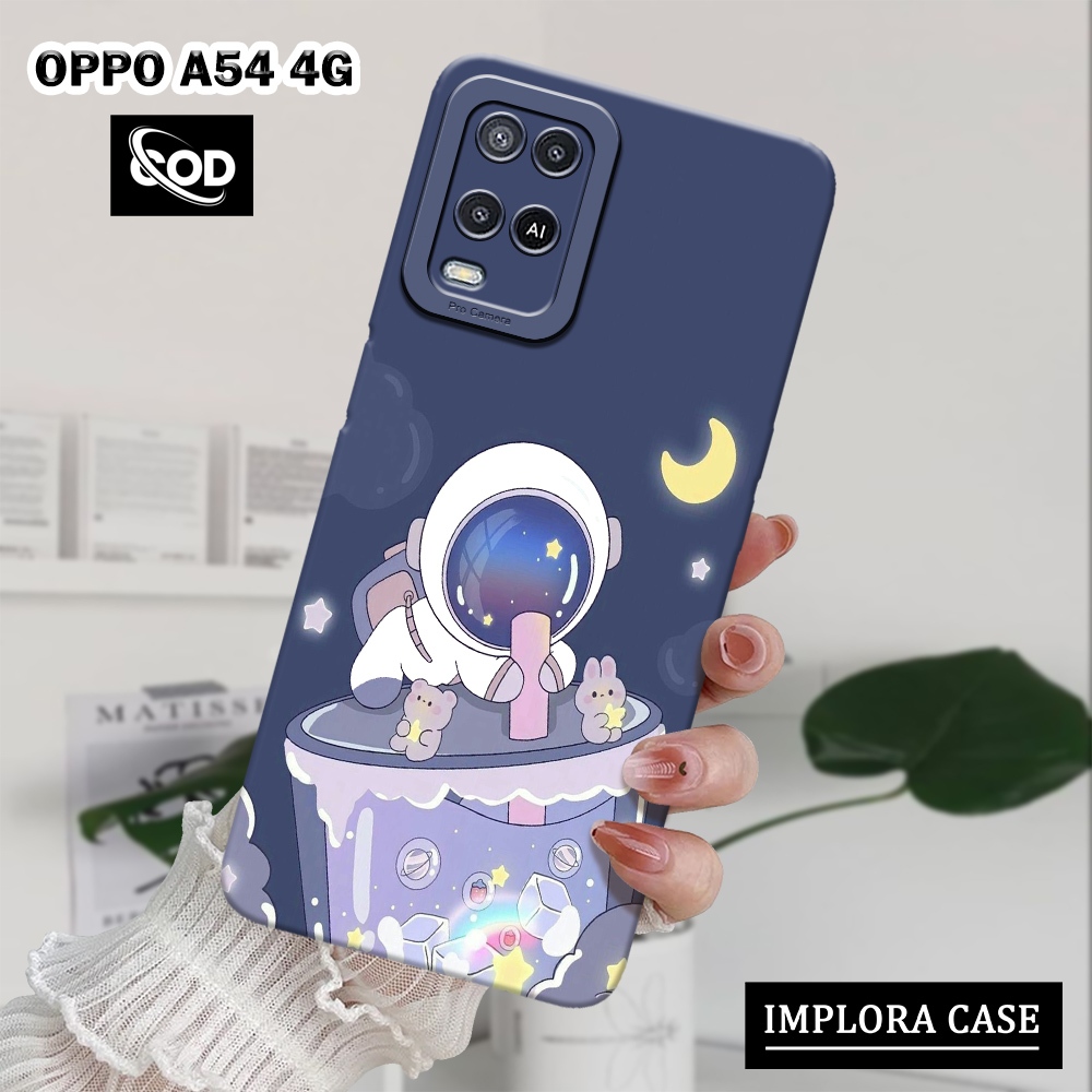 Case OPPO A54 4G Case ASTRONOT IMPLORA CASE Casing OPPO A54 4G Softcase Pro Camera OPPO A54 4G Casin