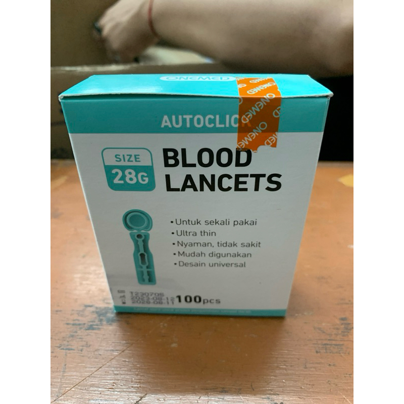 lancet onemed isi 100 murah lancet onemed lanset isi 100 lancet cek gula darah