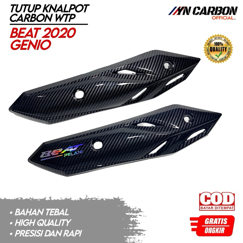 Cover Tutup Knalpot Beat 2020 Carbon New Tutup Knalpot Beat 2020 Carbon Tameng Knalpot Beat 2020 Car