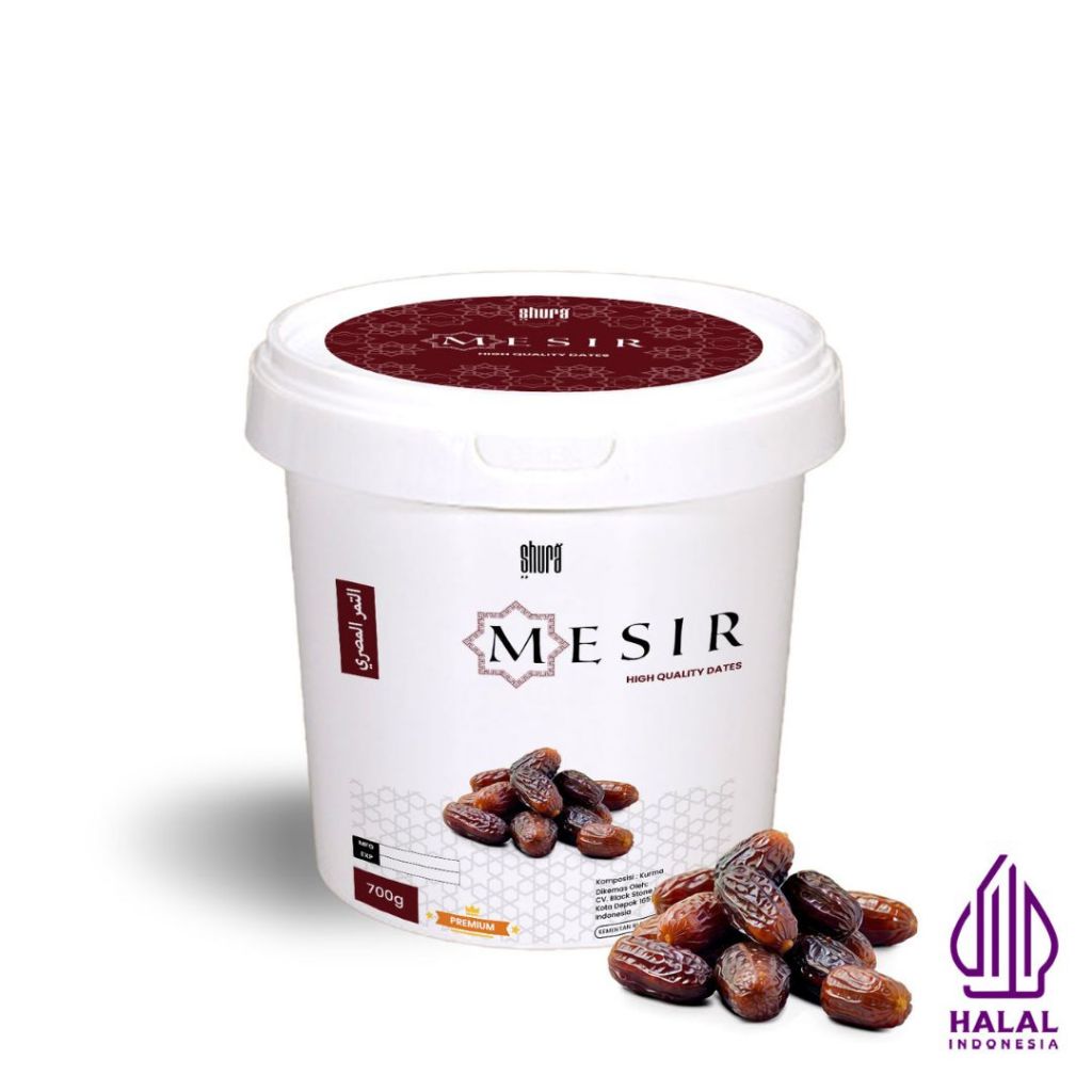 

Shura Kurma Mesir Egyptian Dates Premium Original High Quality 700g