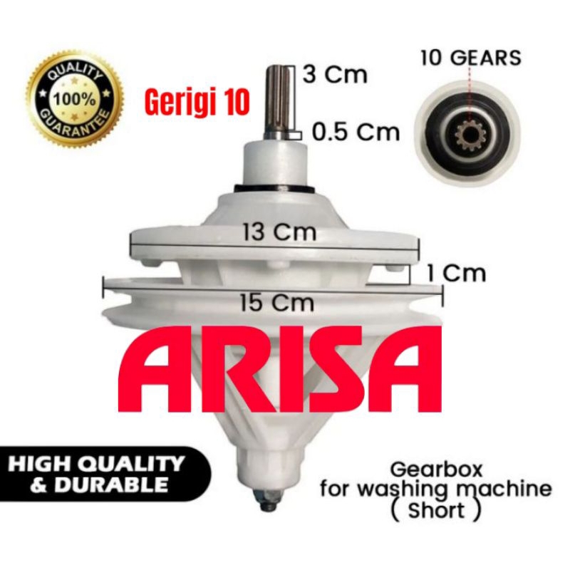 gearbox mesin cuci arisa 2 tabung AW9962 PA