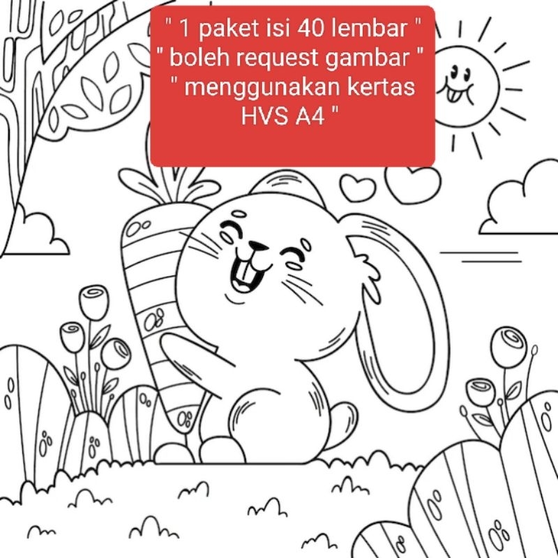 

kertas mewarnai anak 1 paket isi 40lembar gambar random, kalau mau request gambar