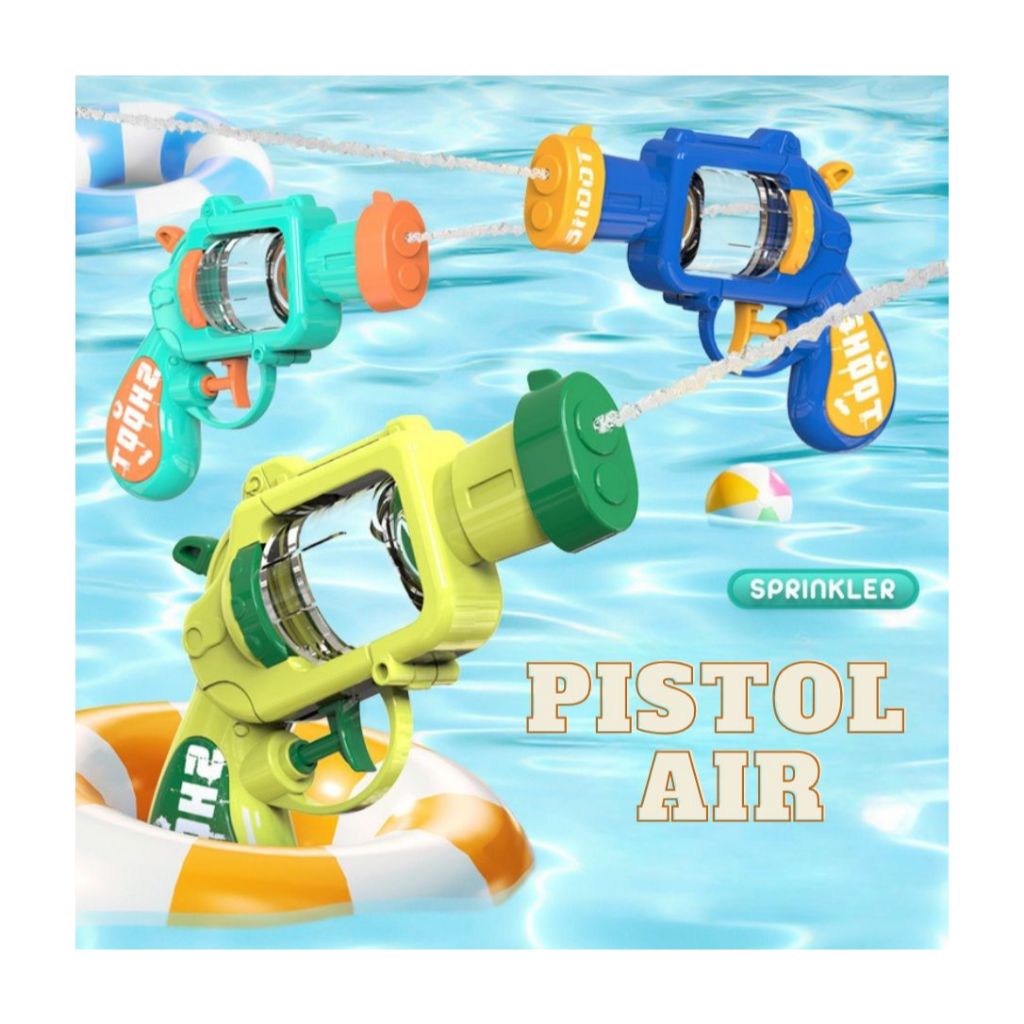 WNDR Pistol Air Mainan Tembakan mainan Anak dengan air | Mainan anak tembak tembakan