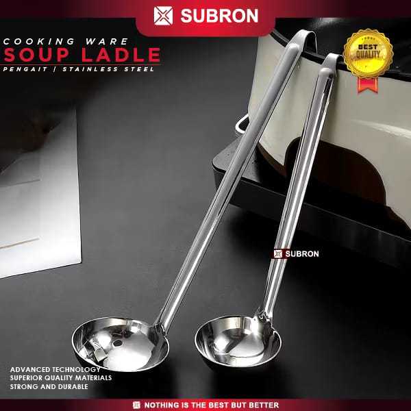 Soup Ladle Sendok Kuah Irus Centong Bakso Sendok Sup Subron Stainless Steel