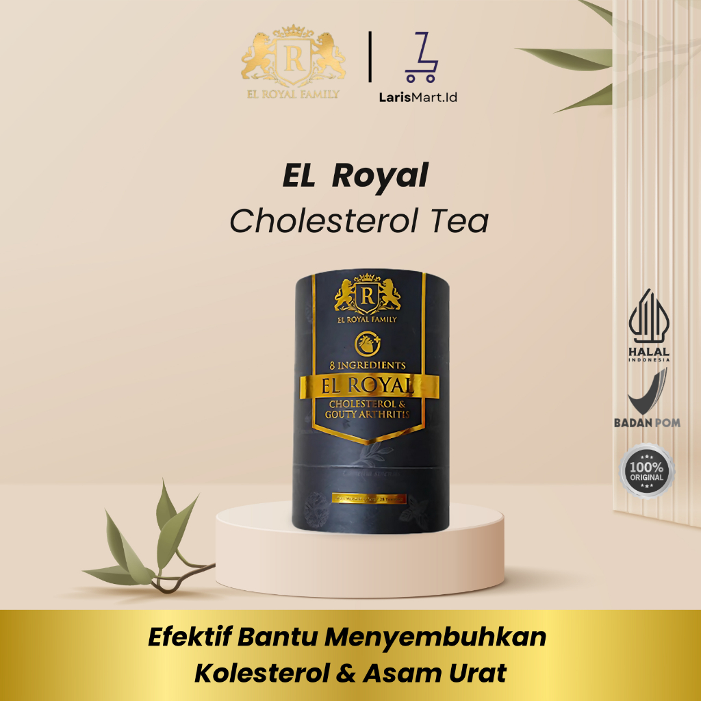 

EL ROYAL Cholestrol Tea - Teh Kolestrol - Efektif Bantu Menyembuhkan Kolestrol dan Asam Urat