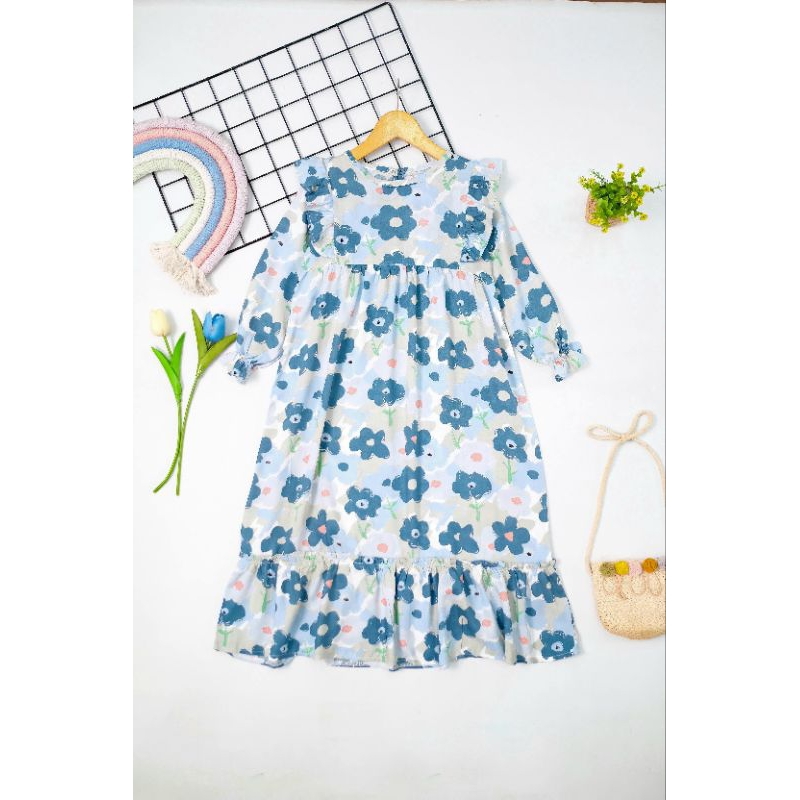 Yumna Gamis Rayon Anak Bobokids