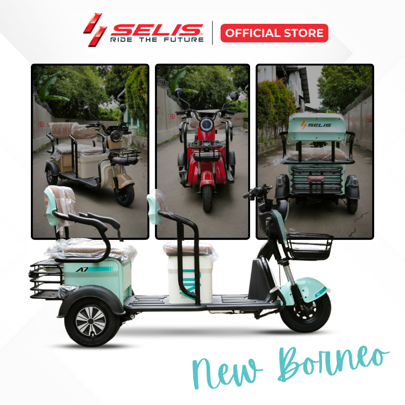 SELIS - Motor listrik New Borneo ( Motor Listrik Roda 3 / Tiga )