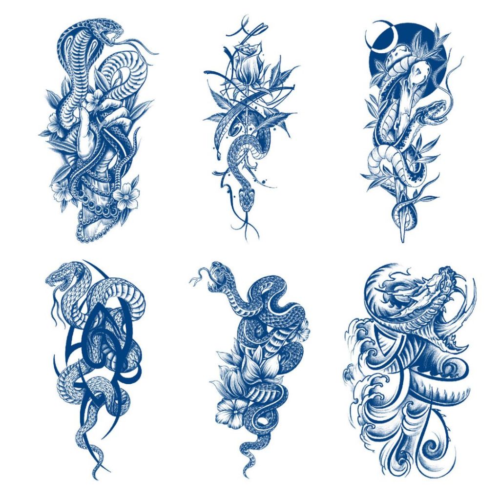 FRUIT INK Tato Temporer Tahan 1 Bulan Semi Permanent Ukuran 11cm x 18cm Motif Aesthetic Tatto Tempor