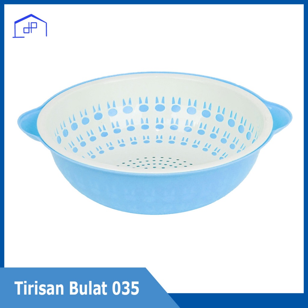 Tirisan Bulat - Waskom Tirisan Sayur - Bak Cuci Sayur - Bak Cuci Daging - Tirisan Plastik