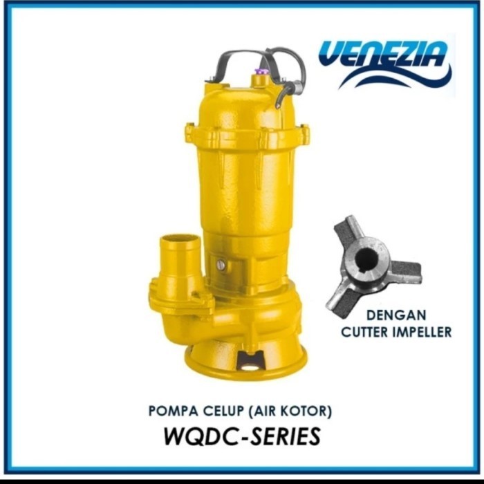 POMPA CELUP VENEZIA WQDC 16-10 POMPA CELUP AIR KOTOR CUTTER 1HP 2INCI