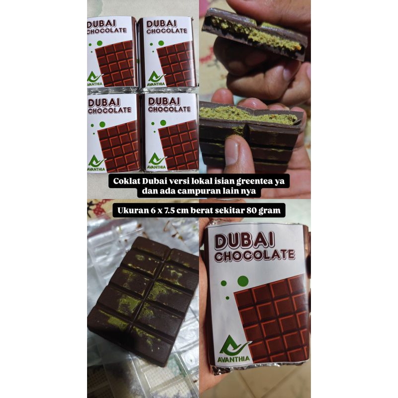 

COKLAT DUBAI MINI VERSI LOKAL ISIAN GREENTEA