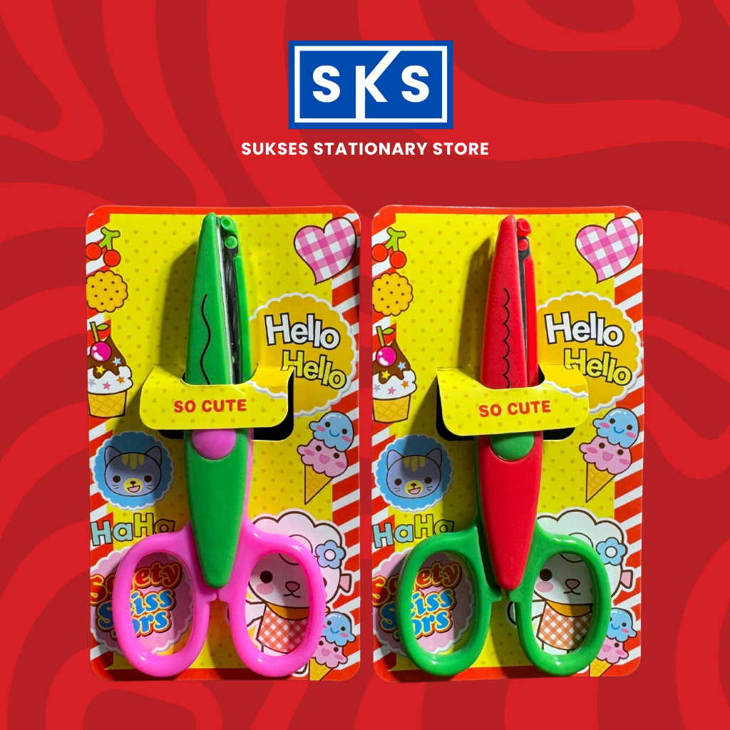 

Gunting Zigzag Gerigi Gunting Anak Warna Warni