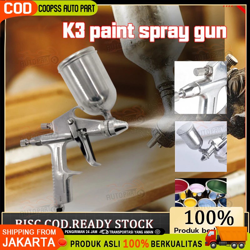 Spray Gun Auarita Gravity K3 Nozzle 0.5mm Semprotan Cat Airbrush
