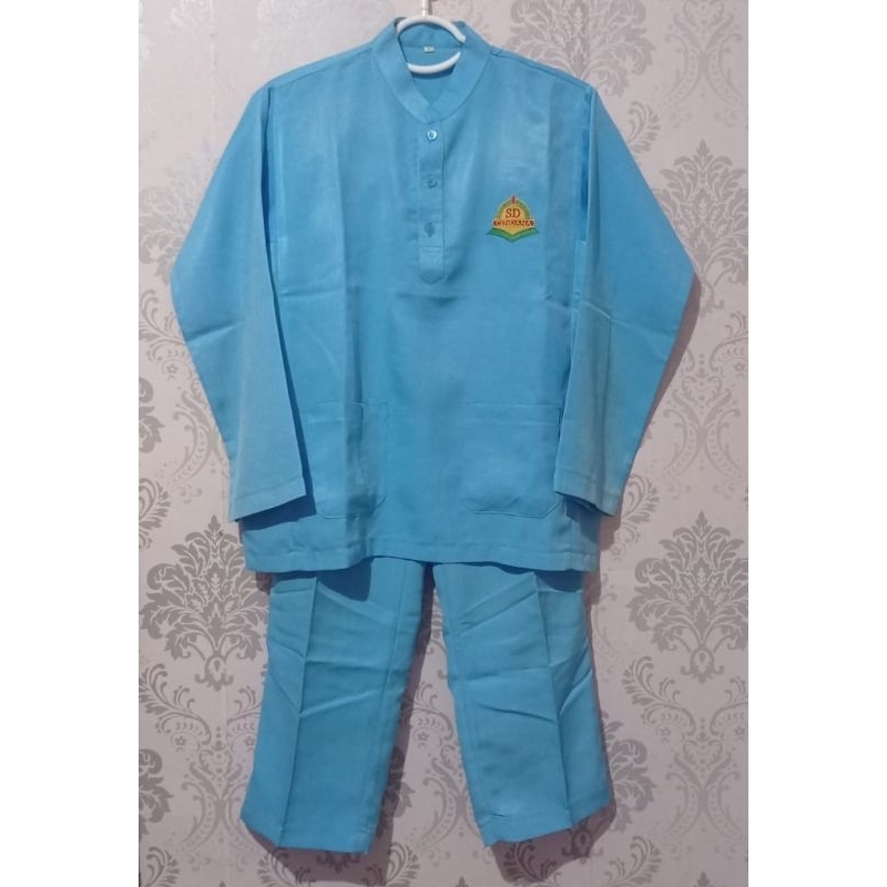 Setelan Baju seragam melayu anak laki-laki SD cendana Batam Preloved