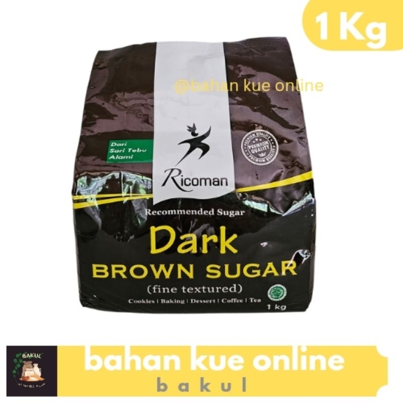 

Ricoman Dark Brown Sugar 1Kg
