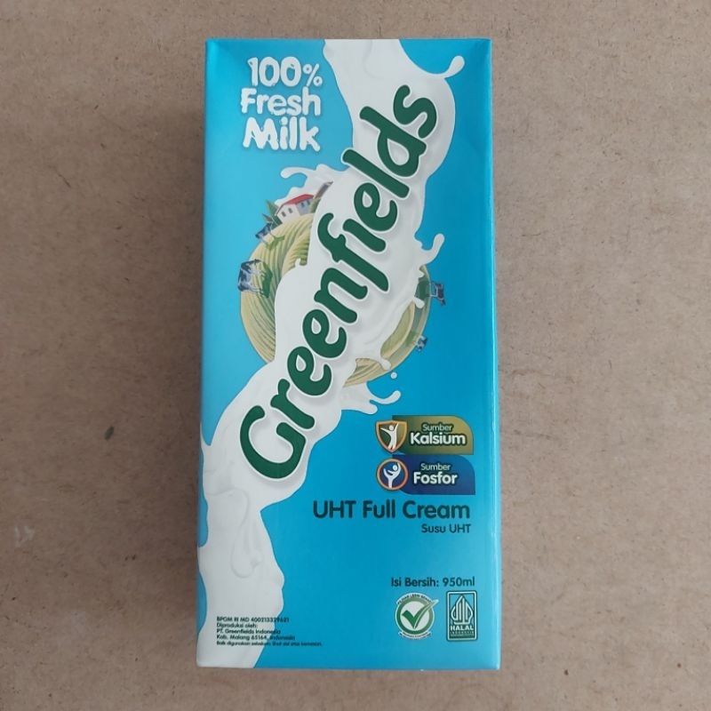 

SUSU UHT GREENFIELD / ULTRAMILK KEMASAN 1 Liter