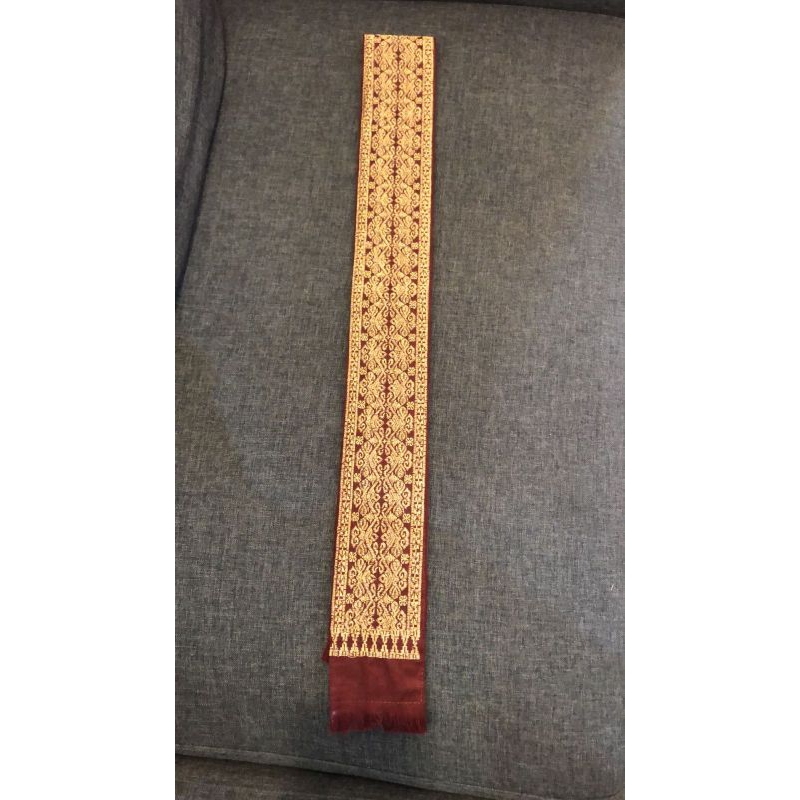 Selendang Songket Bordir