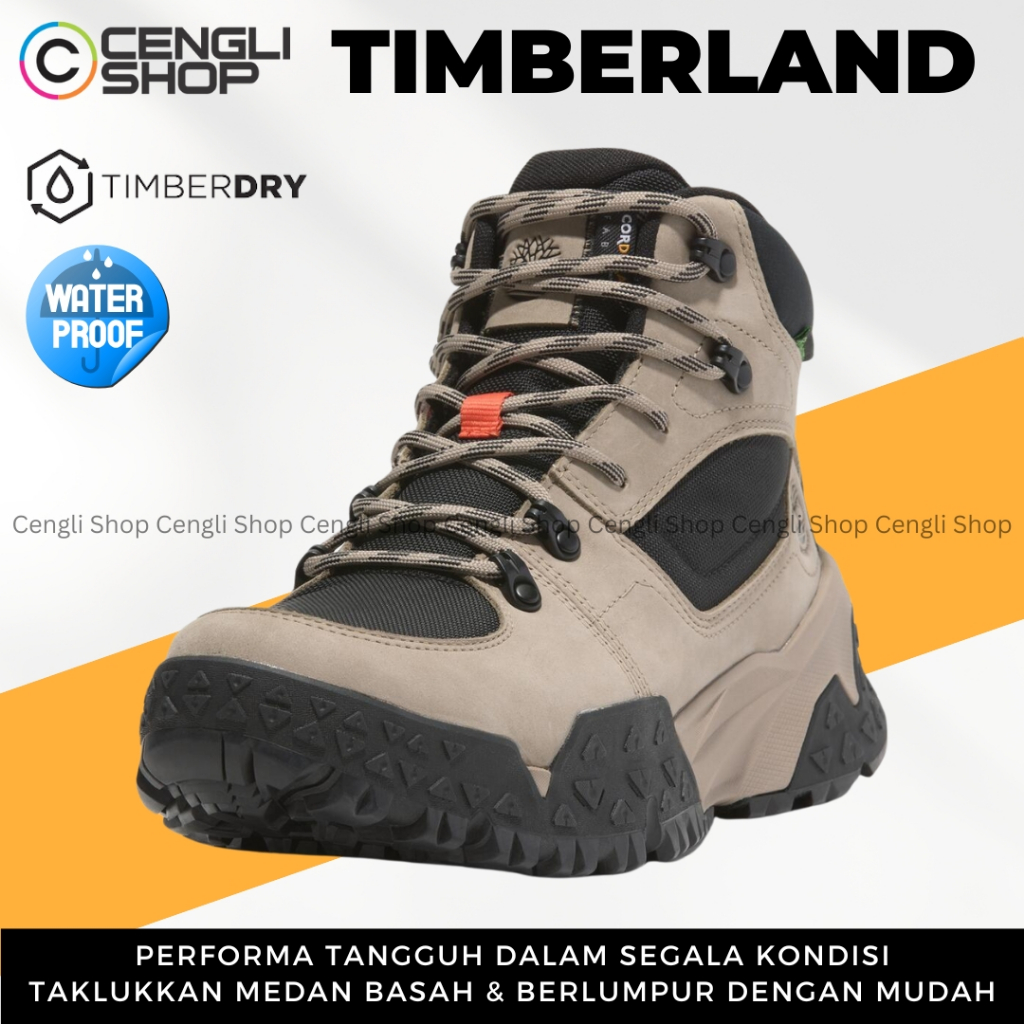 SEPATU SNEAKER TIMBERLAND PRIA ORIGINAL CASUAL SPORT BRANDED ASLI TM56