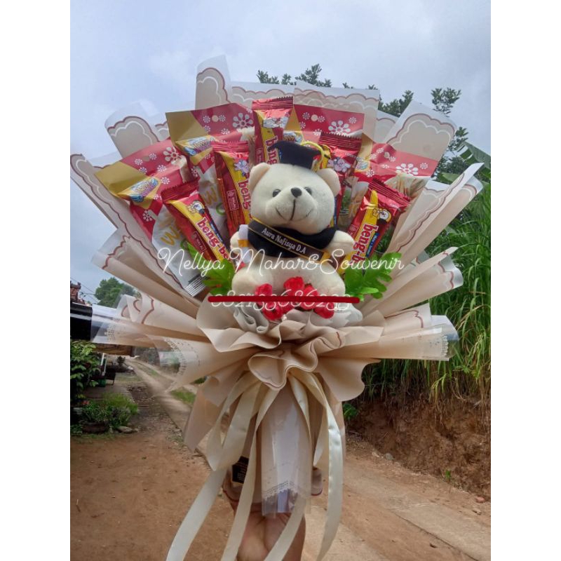 

BUKET CUSTOM / BUKET WISUDA / BUKET SNACK -sedang