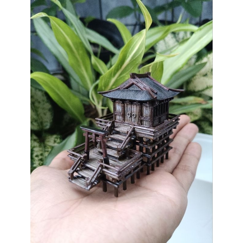 Hiasan Miniatur Rumah Bonsai/Aquarium/Paludarium/Terrarium/Aquascape/Maket/Diorama 006