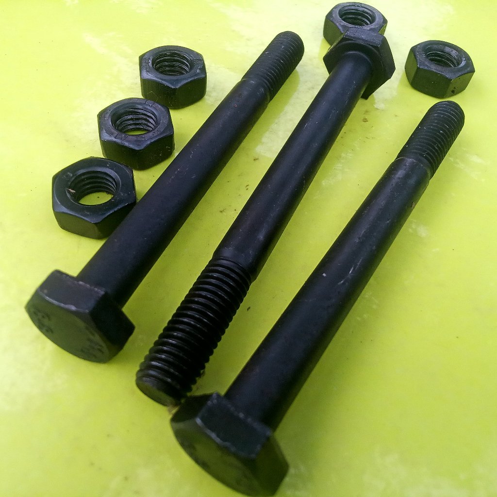 BAUT BAJA HTB 8.8 M10 X 150 HALF DRAT / BAUT 17 KUNCI 17 / BAUD HALF DRAT 17 / BAUT BAJA M10 X 150 H