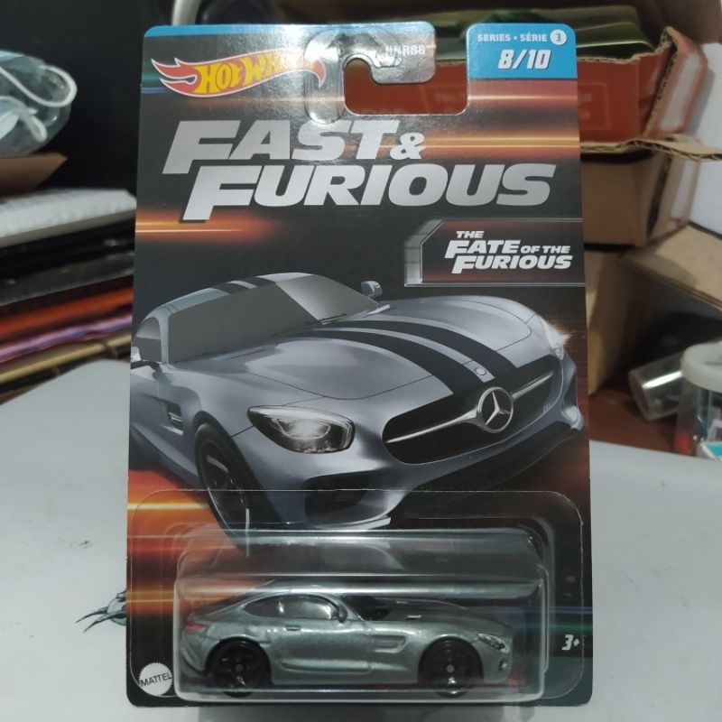 HotWheels 15 Mercedes AMG GT fast and furious- Hot Wheels 15 Mercedes AMG GT fast & furious- Hot Whe