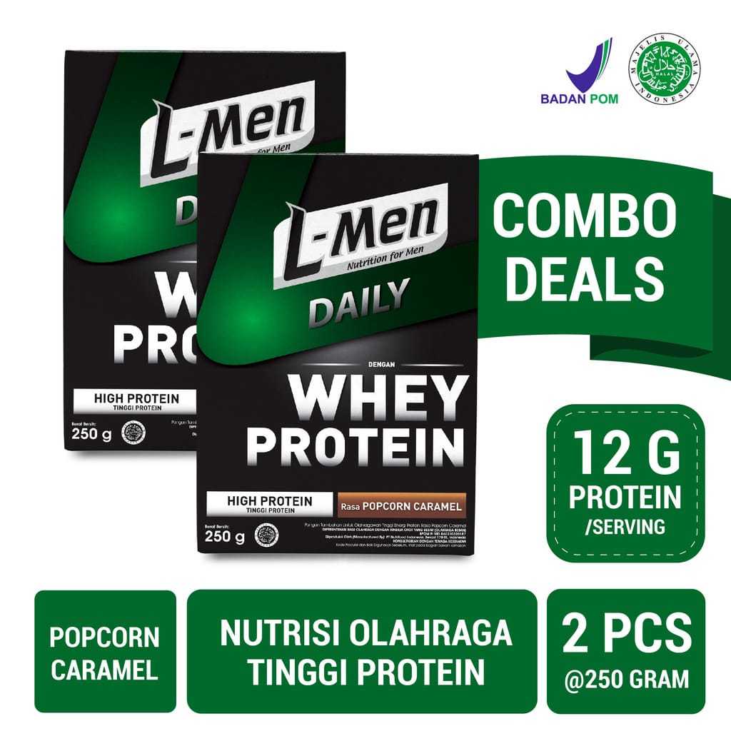 

PROMO !!! L-Men Hi Protein Whey Daily Dark Chocolate 450G