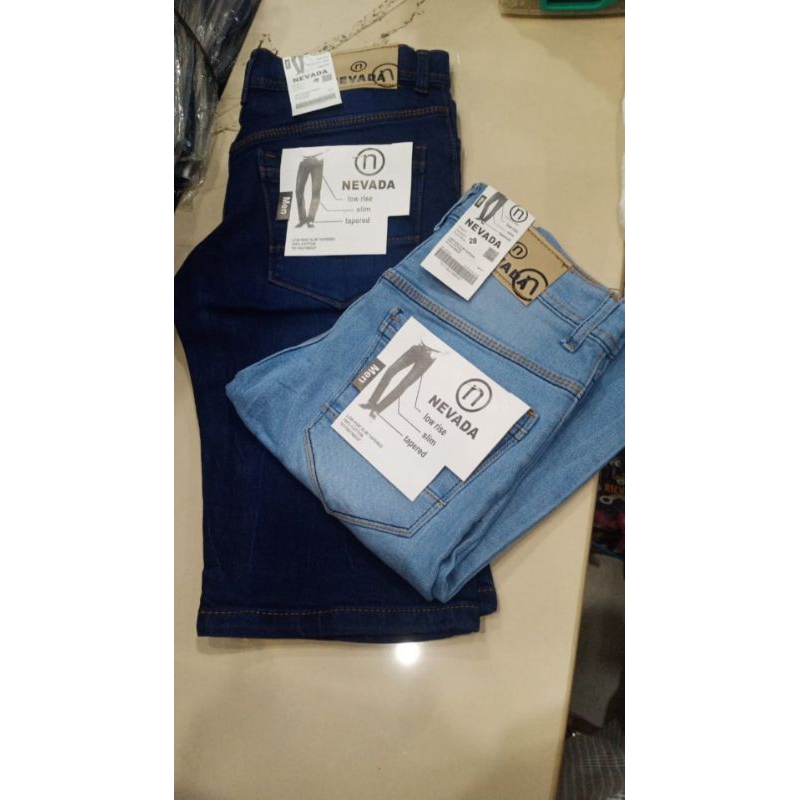 Celana Nevada Pendek Jeans Pria/ Celana Pendek Chino 27-44