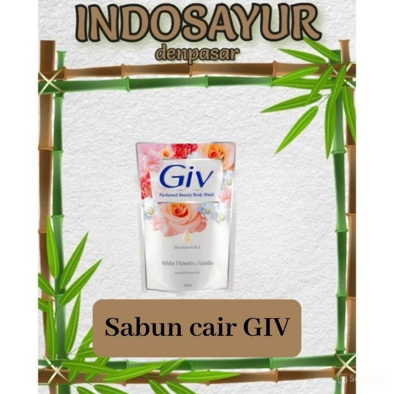 Sabun cair GIV white flower & vanilla 250g _ INDOSAYUR
