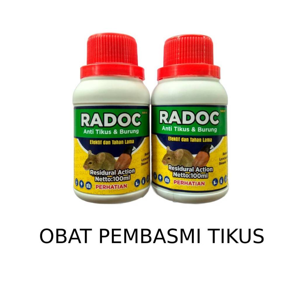 Radoc Pengusir Tikus dan Burung  | 100 ml | RADOC Semprot Aroma Pengusir Tikus