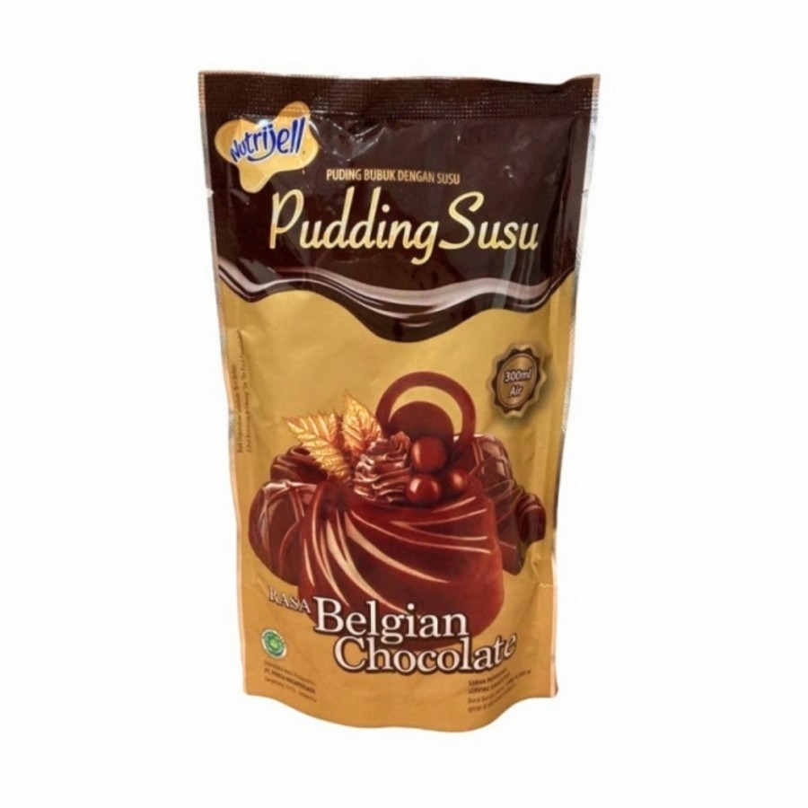 

pudding susu nutrijell belgian chocolate coklat 130