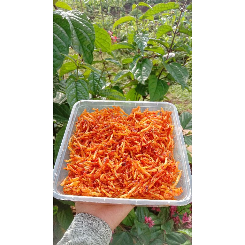 

Kentang Mustofa Pedas isi 250gram