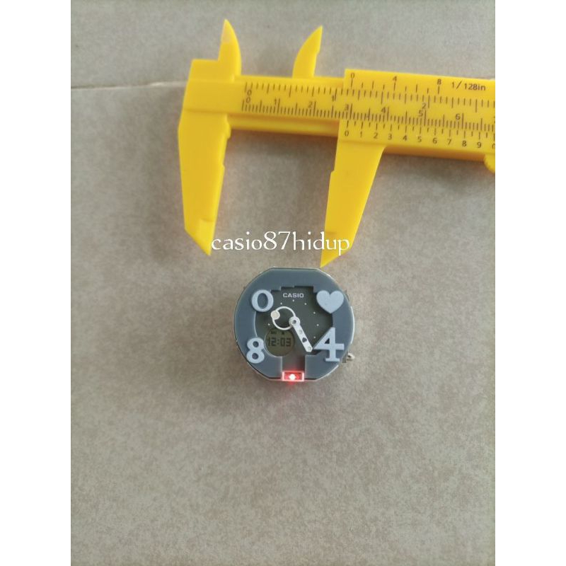 arloji Casio 87 hidup second plat dial+mesin