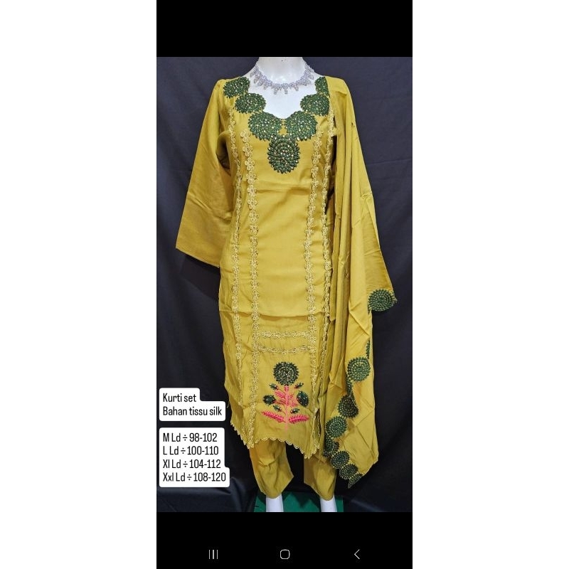 baju india / gaun setelan dinner / auter india/ setelan baju india / kurti india / baju india / gaun