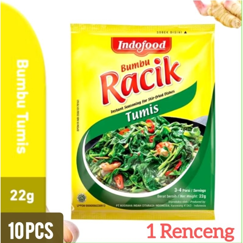 

Racik Bumbu Tumis Indofood 22gr ( 10 Pcs 1 Renceng )