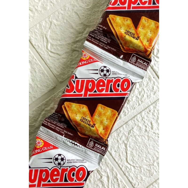 

SUPERCO kong Huan biskuit coklat 22grm 1 isi 10 pcs