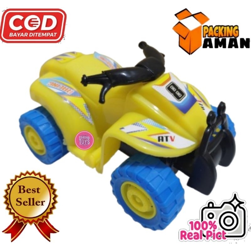 COD PROMO PERPCS MAINAN MURAH ANAK ATV OFFROAD / MAINAN MOBIL ATV PULLBLACK