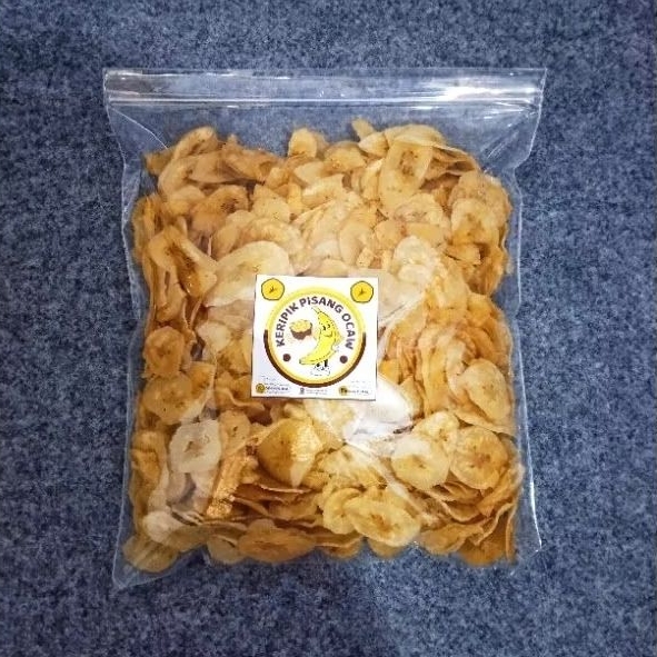 

KERIPIK PISANG KEPOK MANIS 1KG TERBAIK MAKANAN RINGAN JAJANAN KERIPIK PISANG