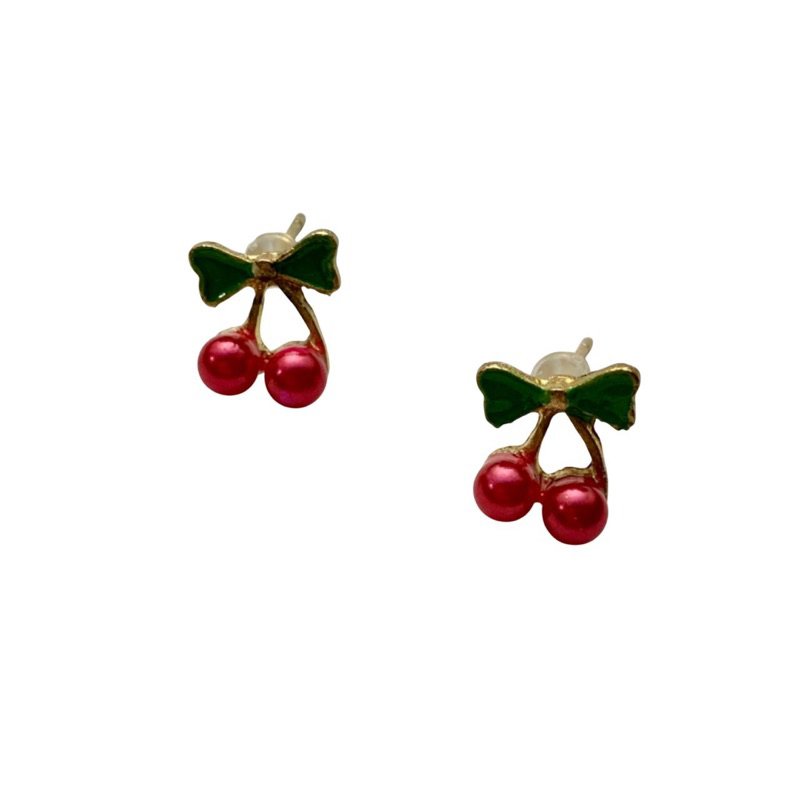 Anting Ceri | Cherry Earrings Vintage Style Y2K