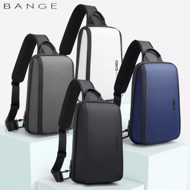 Bange Trendy Waterproof Men's sling bag tas selempang pria anti air 2811 eg