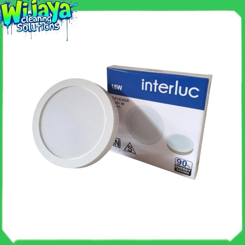 Interluc lampu Downlight Led  24 watt OB Outbow Tempel plafon putih / kuning