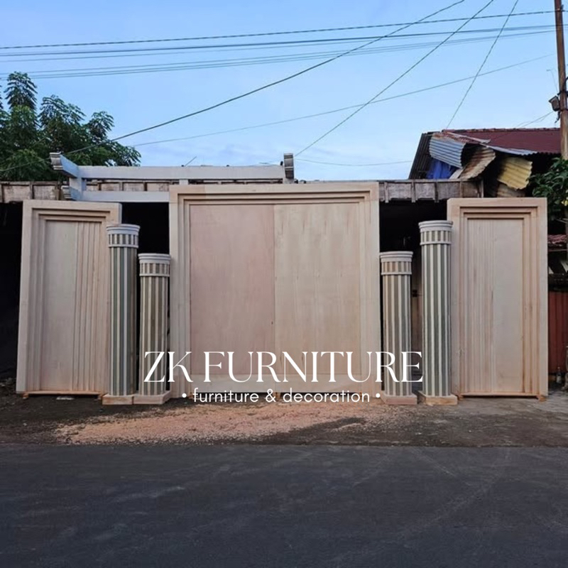 Backdrop pernikahan triplek / backdrop pelaminan / dekorasi pelaminan/ pelaminan backdrop triplek te