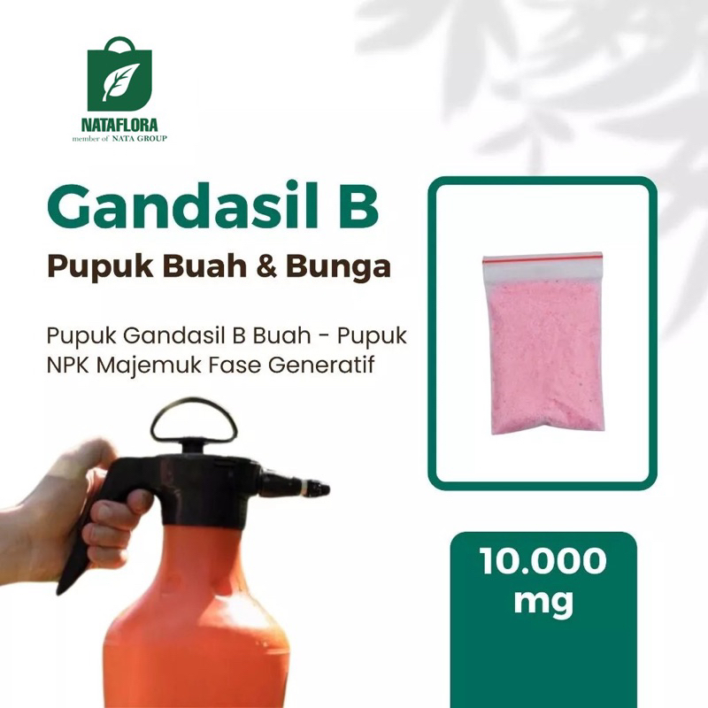 Gandasil B pupuk buah & bunga generatif - NPK pelebat bunga dan buah