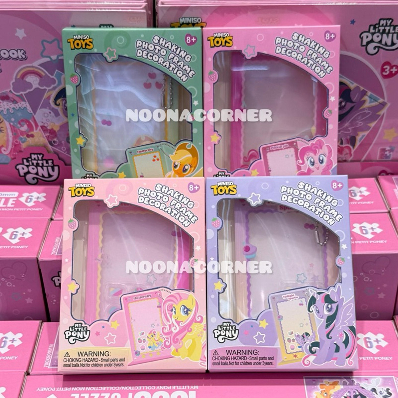 

Miniso x Little Pony ‼️ Cahol / Card Holder / Shaking Photo Frame Decoration My Little Pony Collections (Pink / Purple / Green)