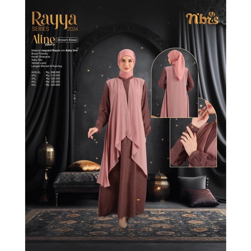 CUCI GUDANG DISKON 40% GAMIS NIBRAS SALE PROMO