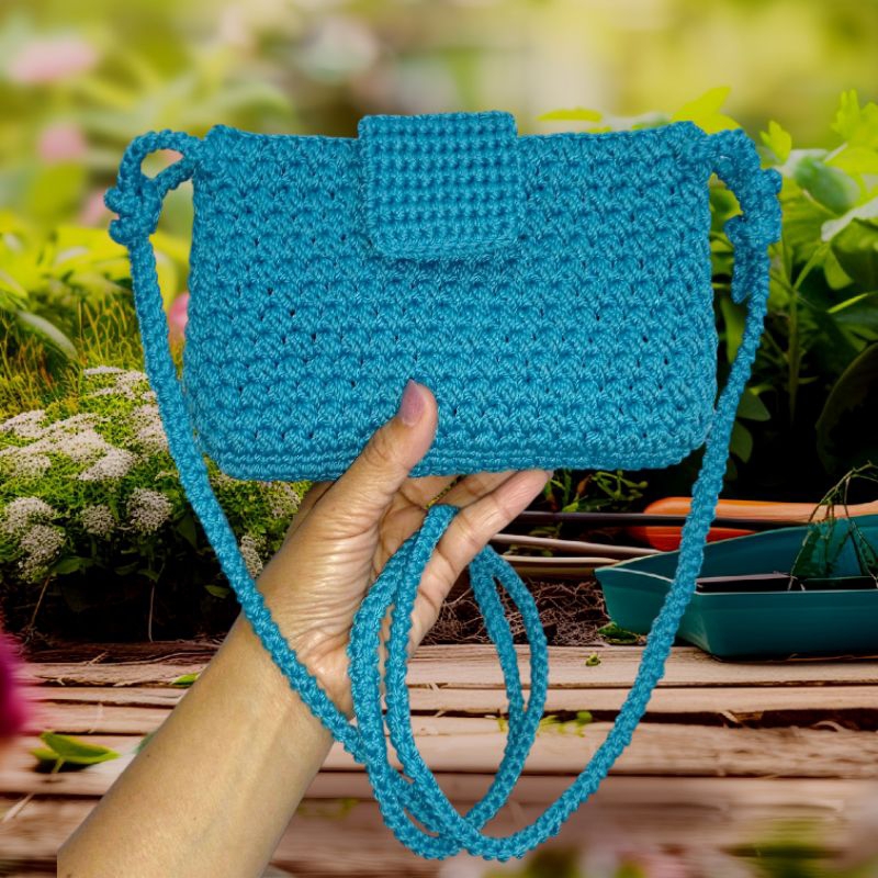 EMO Tas Slempang / Tas Tangan warna Biru