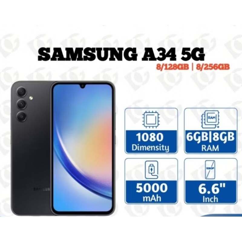 Samsung A34 5G [ 1"25 2kpg ] SECOND