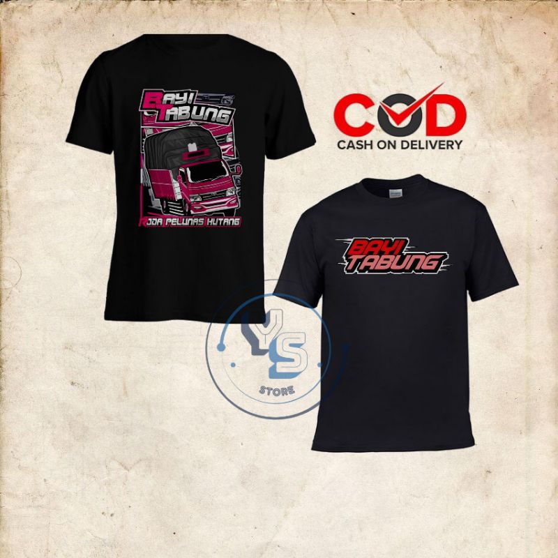 kaos anak unisex gambar BUS BAYI TABUNG-baju anak bus BAYI TABUNG terbaru