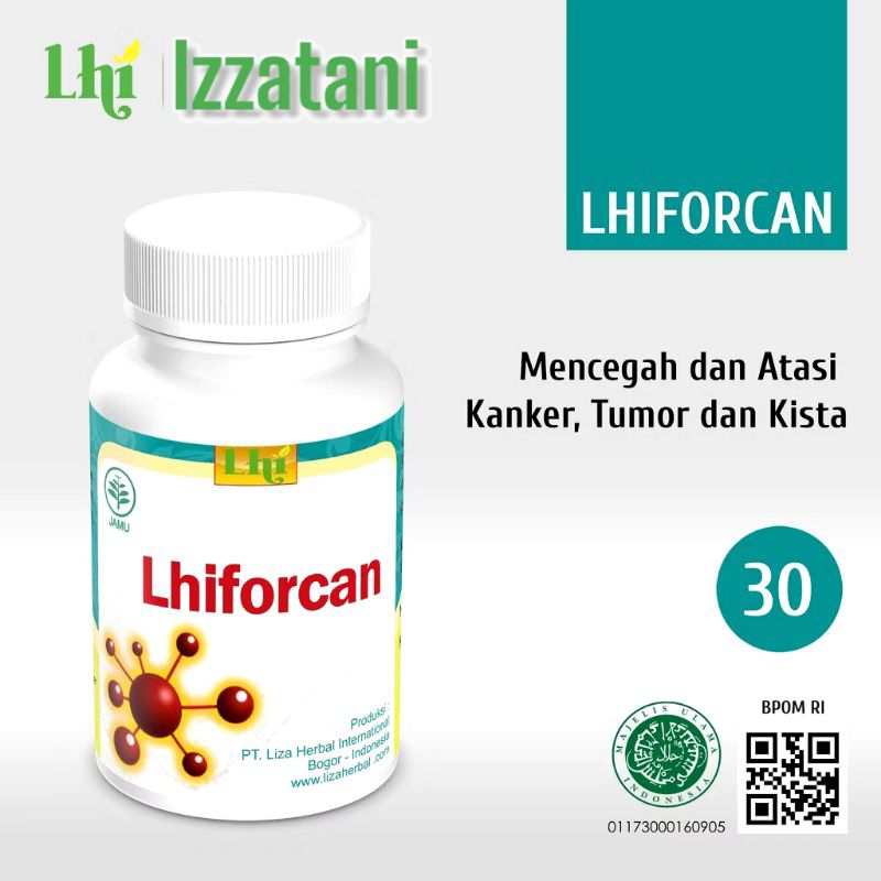 Lhiforcan Liza Herbal Untuk Kista 30 Kapsul